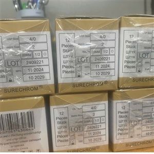 Chỉ catgut các số từ 2/0 đến 6/0,hộp 12 sợi chính hãng