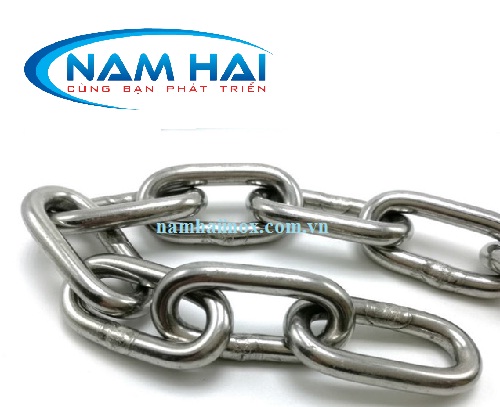 dây xích inox 304 hay 316 được dùng nhiều vì chống gỉ rất tốt