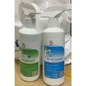 Dung dịch tắm khô,gội khô Asimec chai 500ml